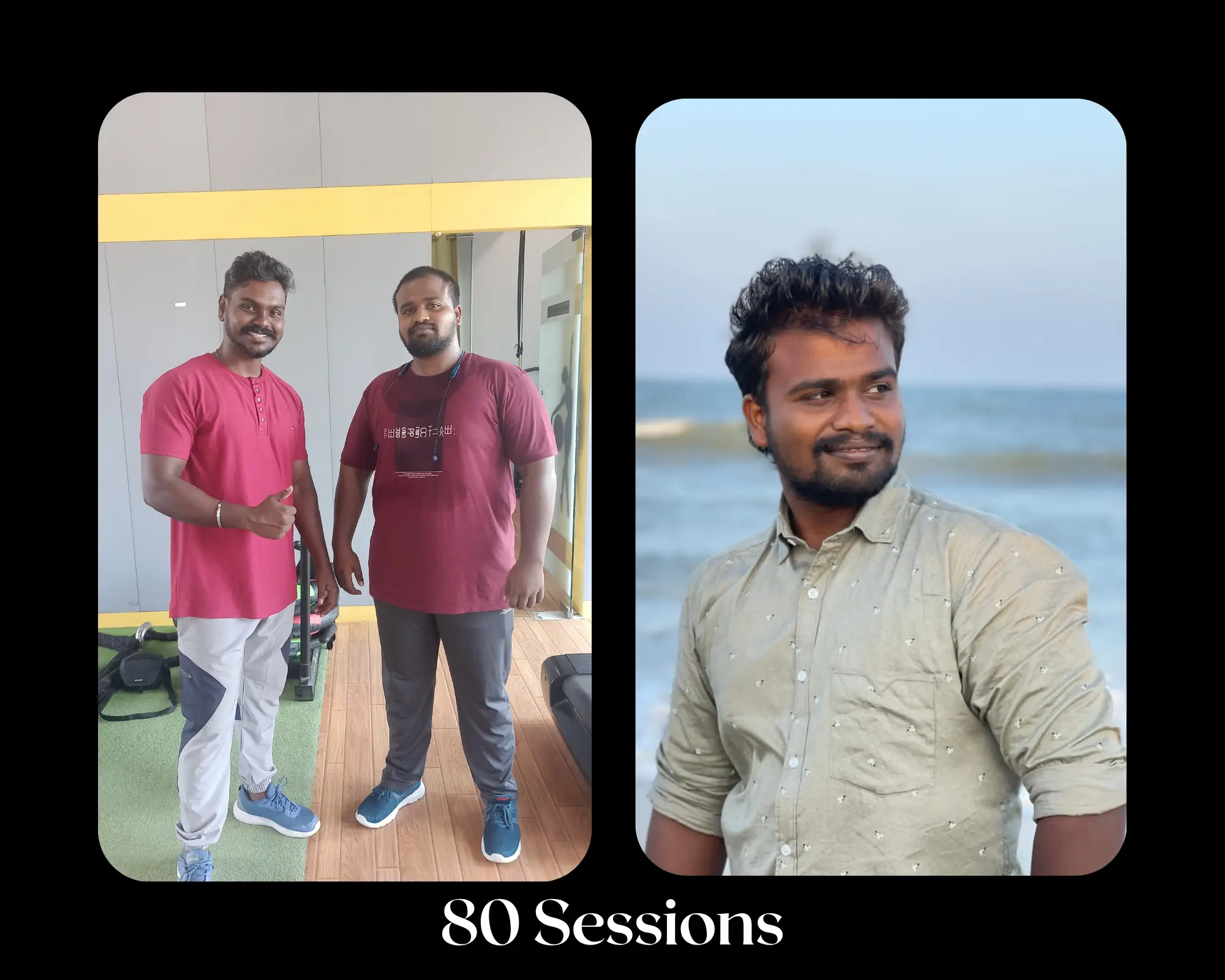 Personal training success with a 20 kg weight loss